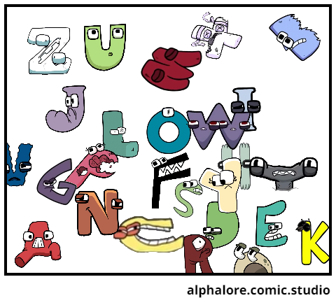 Alphabet lore but cringe : r/alphabetfriends