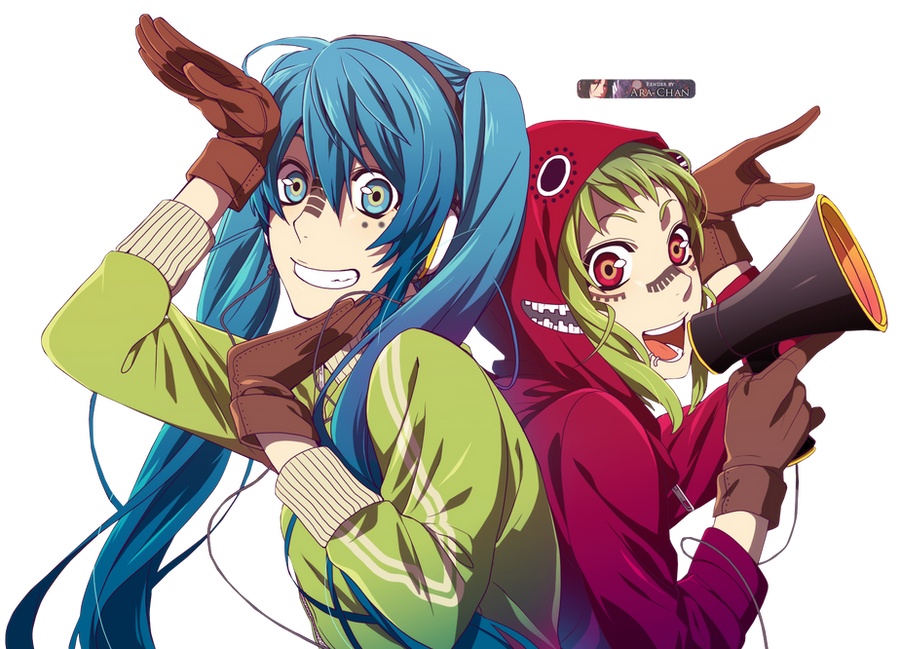 Matryoshka - Gumi and Miku Render