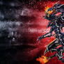Red-Eyes Flare Metal Dragon wallpaper