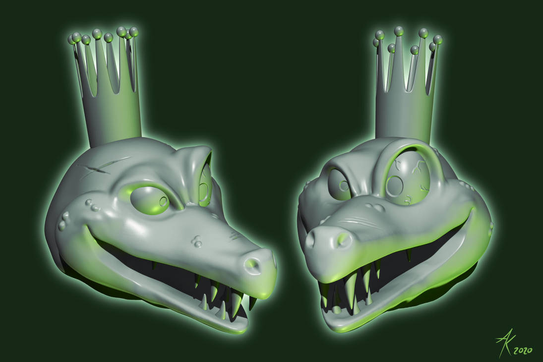 Ka Rool Mouse Head King K Rool Head Sculpt by Atticus-Kotch on DeviantArt