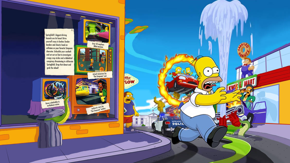 The Simpsons: HIT AND RUN FULL COVER by PYJProductor on DeviantArt