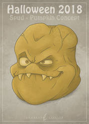 Halloween 2018 Pumpkin Concept 01 - Spud