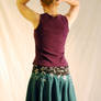 Painted Dance Skirt - Back
