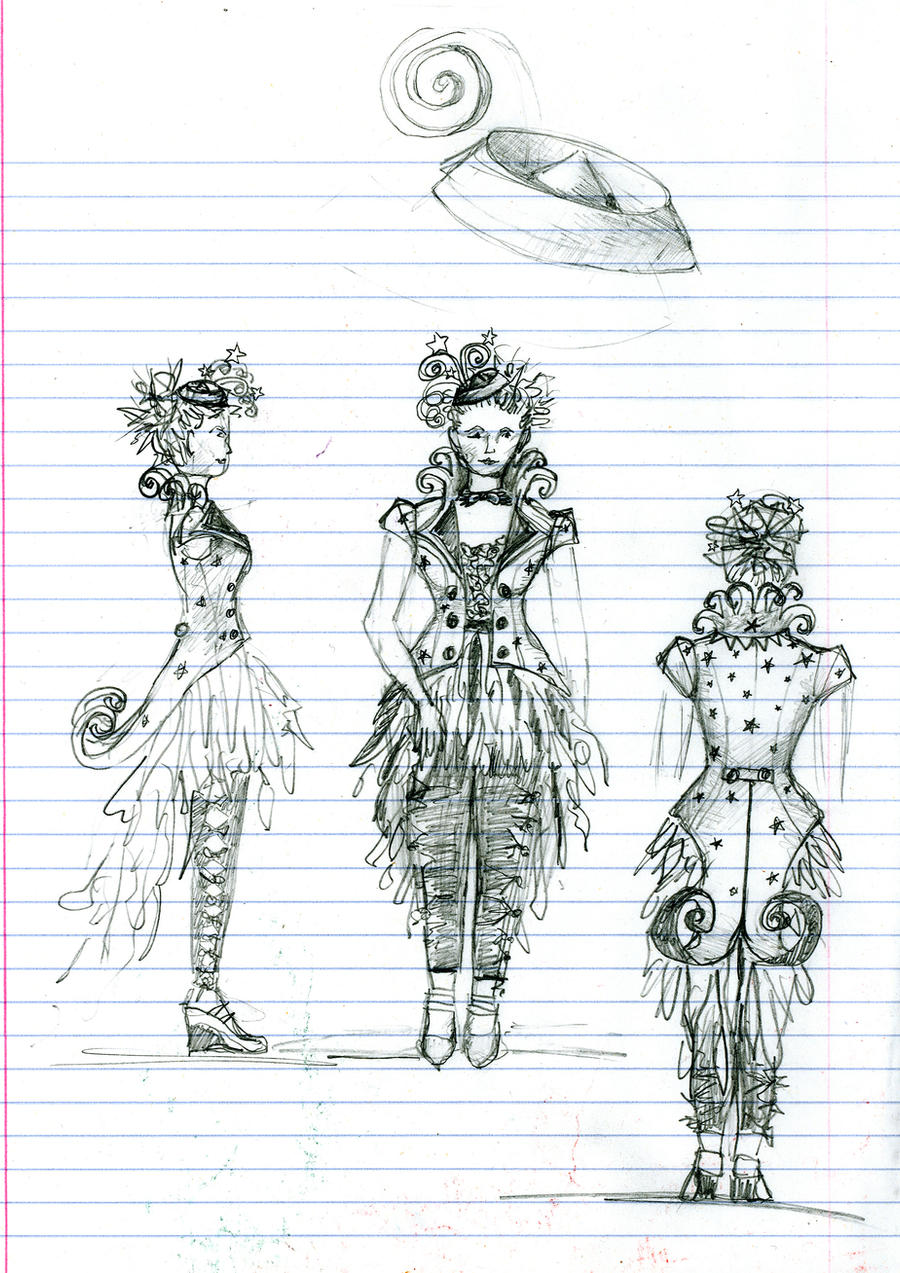 Recycled Fashion - Sketch by Goldenspring on DeviantArt