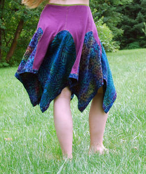 Purple Green Dance Skirt I