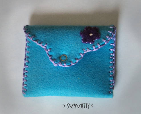 felt little purse