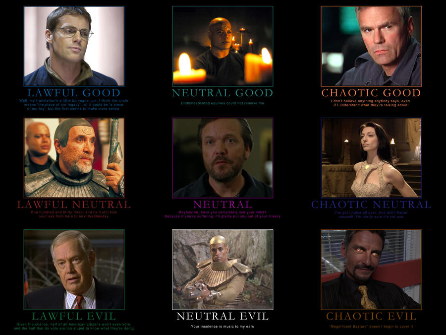 Stargate SG-1 Alignment Chart