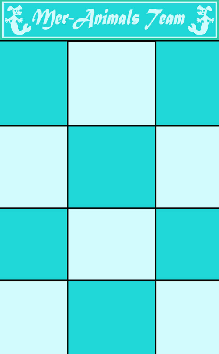 Mer-animals Team Blank Meme by LuciBSandPKStan on DeviantArt