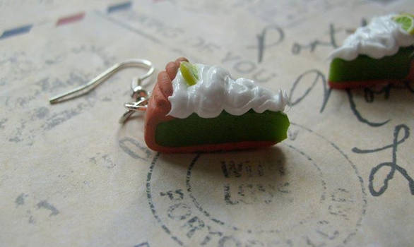 Lime cake - earrings