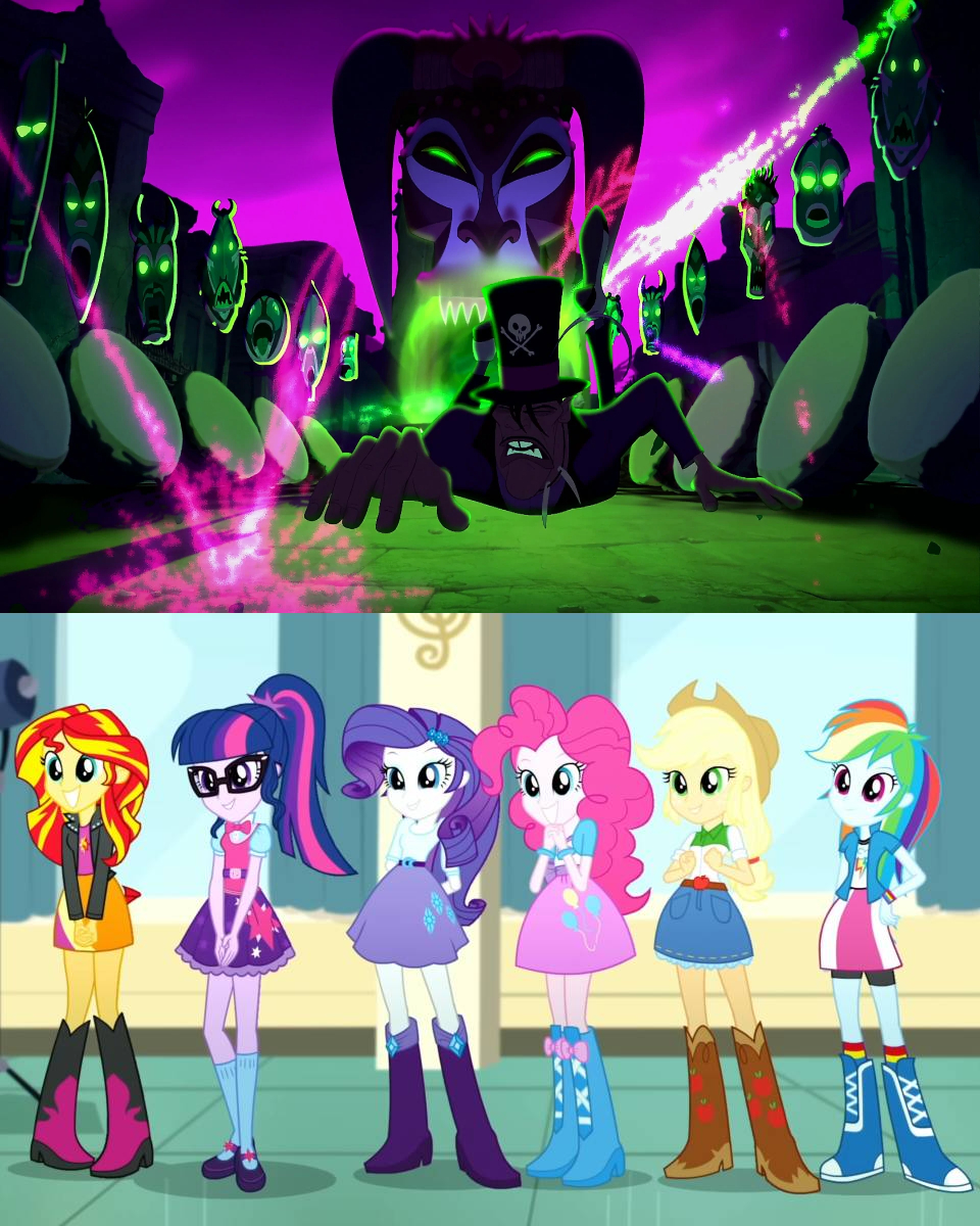 The Humane 6 Happy at Dr Facilier's Death by PhillipsQuest92 on DeviantArt