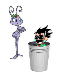 Princess Atta Throws TTG Robin in the Trash