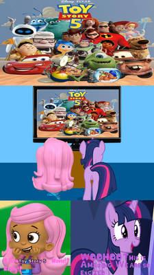 Molly and Twilight Excited for Toy Story 5