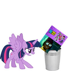 Twilight Throws Aires2012's Art in the Trash