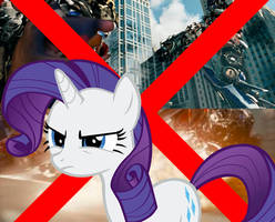 Rarity Interrupts RATATOUILLE-HATER-O7's Art