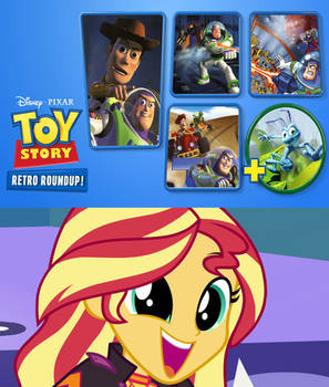 Sunset Excited for Toy Story: Retro Roundup!