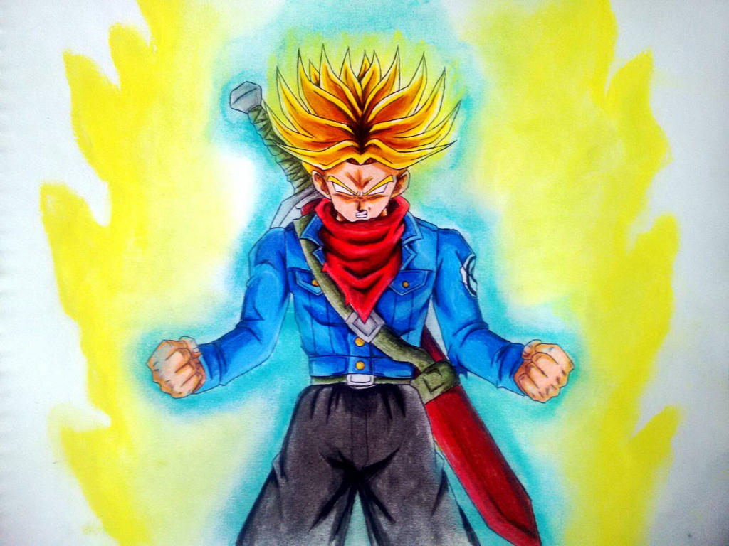 Future Trunks Super Saiyan Rage - HGD by HugoGDrawings on DeviantArt
