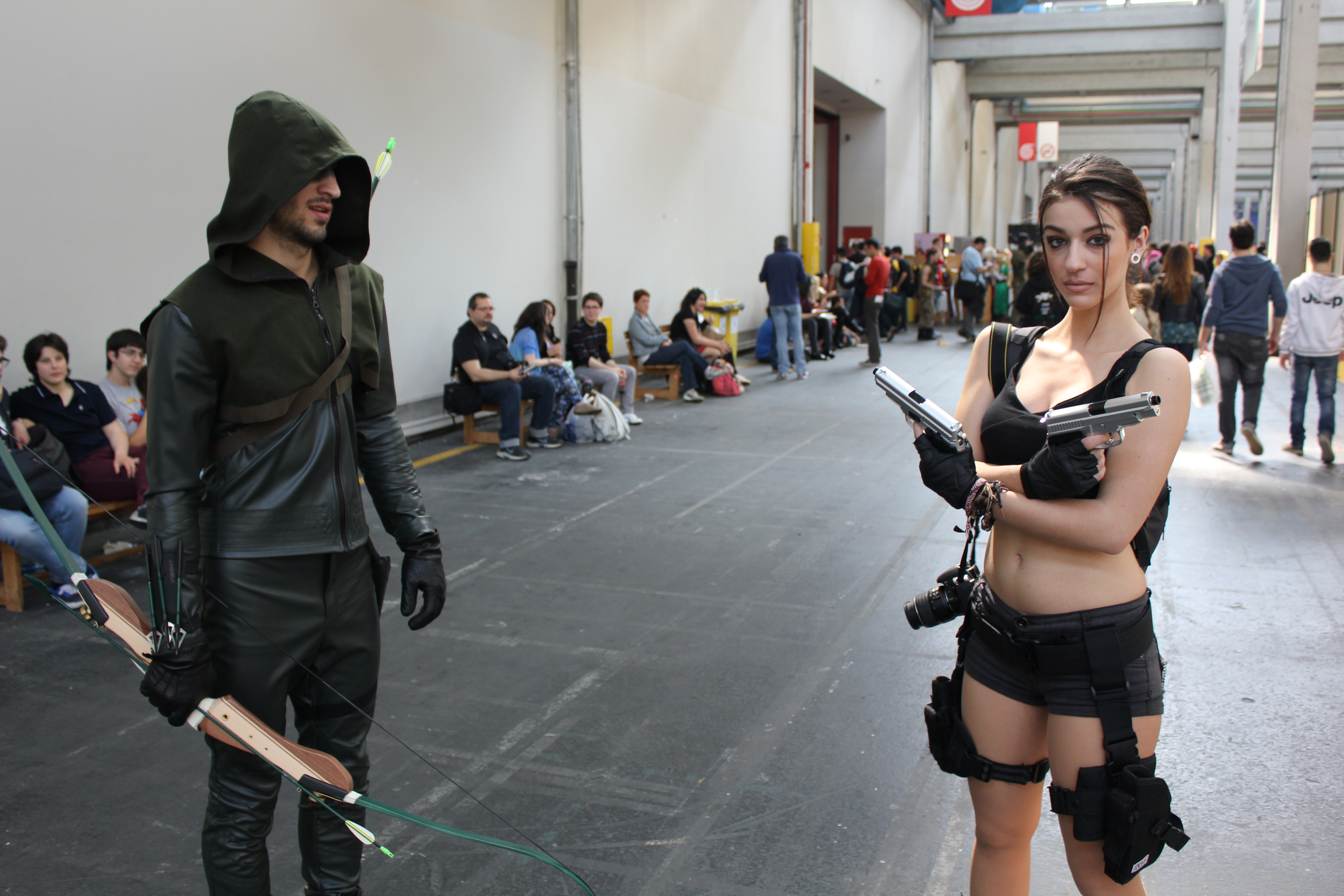 Arrow and Tomb Raider