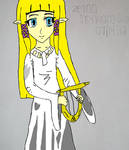 Princess Zelda!(Colored on paint, with a mouse~) by asamreen78