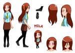 Mila - Character sheet by superalvichan