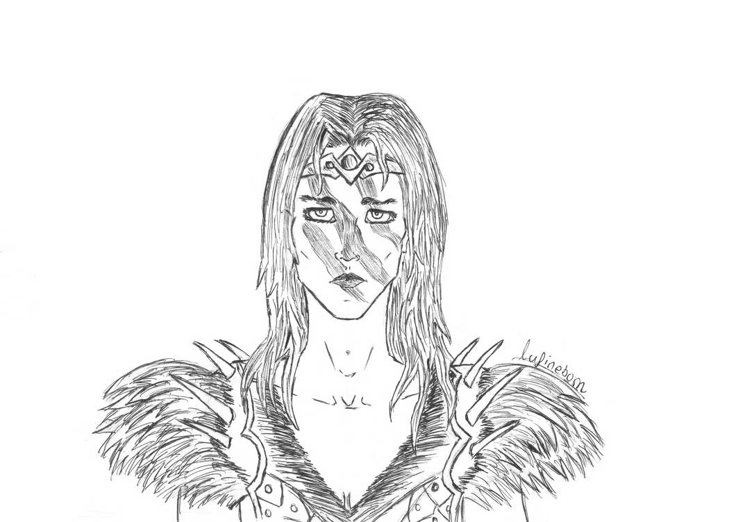 Skyrim NPC Aela the Huntress by Lupineborn on DeviantArt