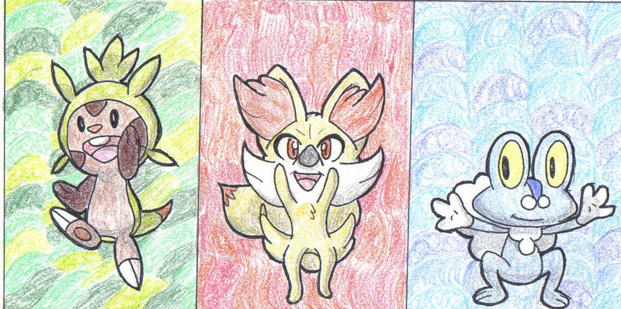 Pokemon X and Y Starters!