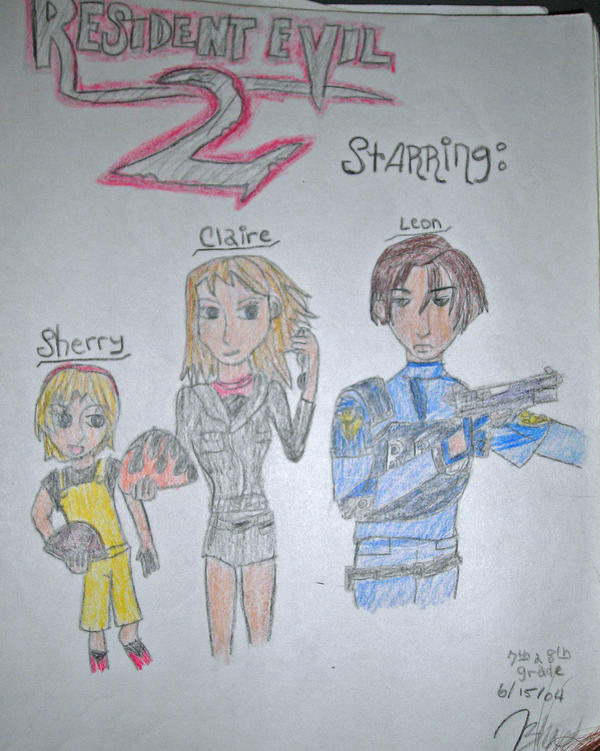 My 1st RE Fanart EVER-Yr 2004-