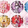 Puella Magi Button Set