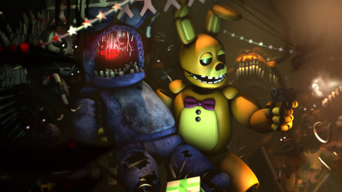 Monster Rabbit Fnaf Brothers rabbits (FNaF SFM) by AftonProduction on DeviantArt