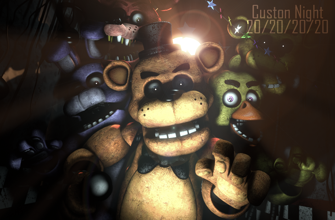 BLENDER FNAF] Withered chica custom night by springyt on DeviantArt