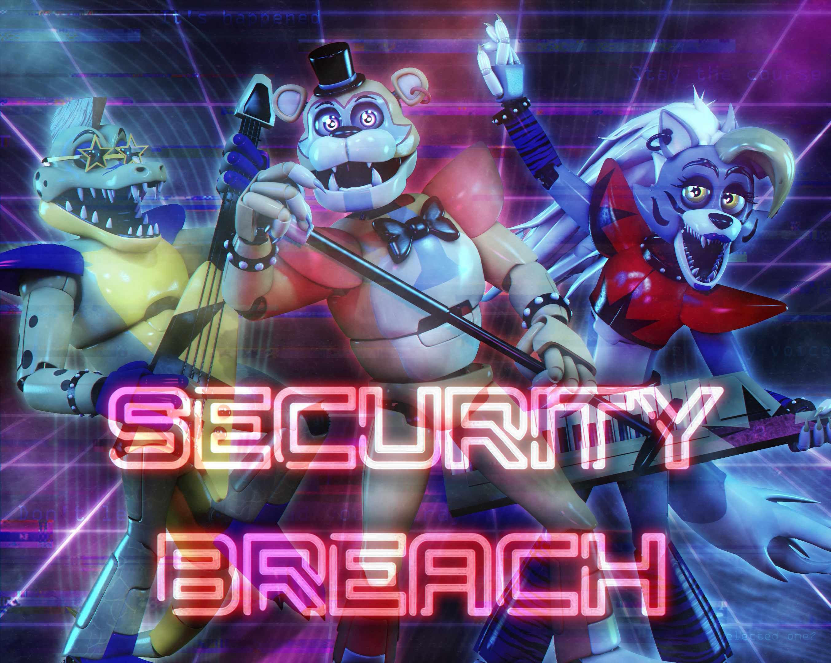 Security Breach Poster by FuntimeFreddoFazbear on DeviantArt
