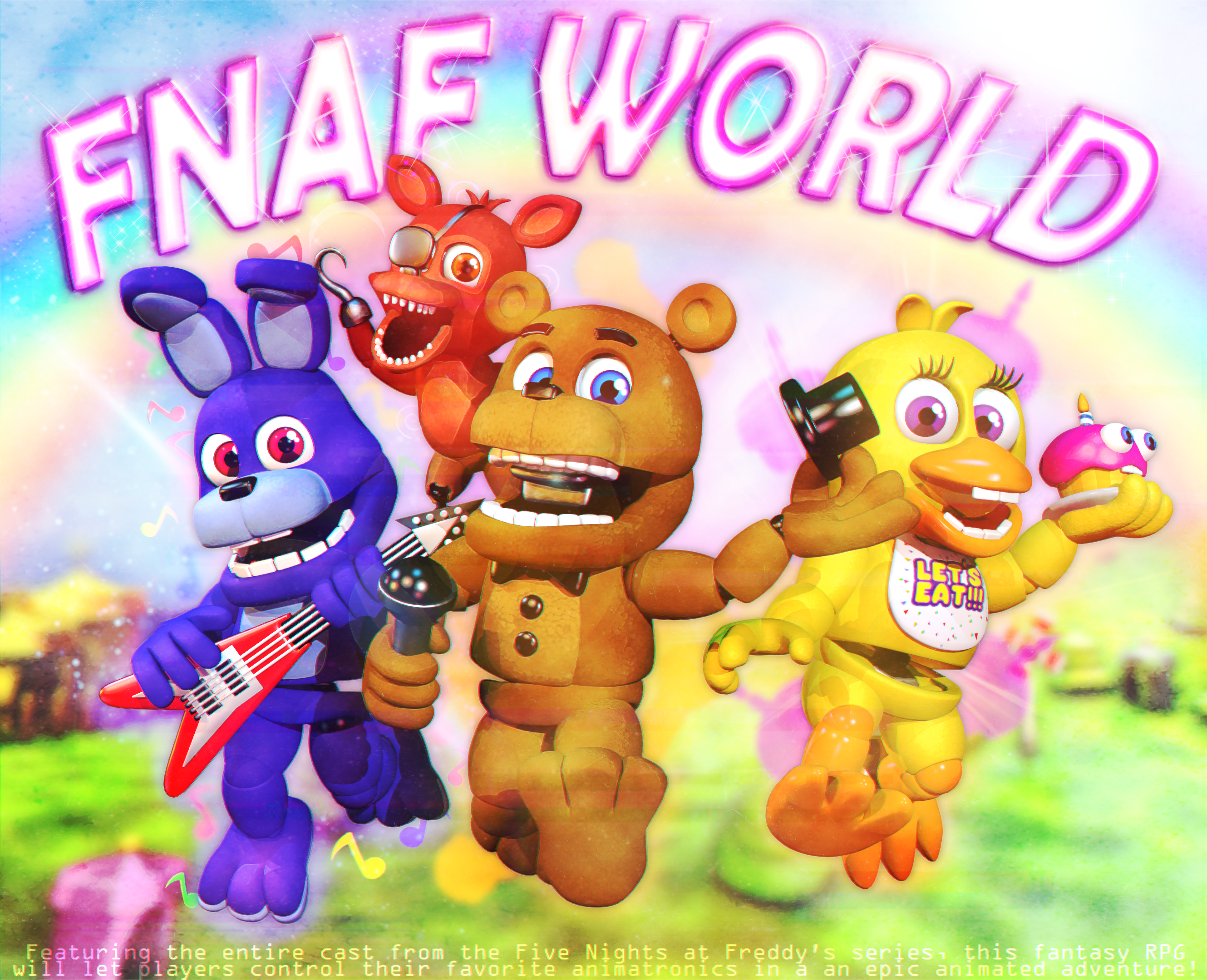 FNaF World 5th Anniversary by FuntimeFreddoFazbear on DeviantArt