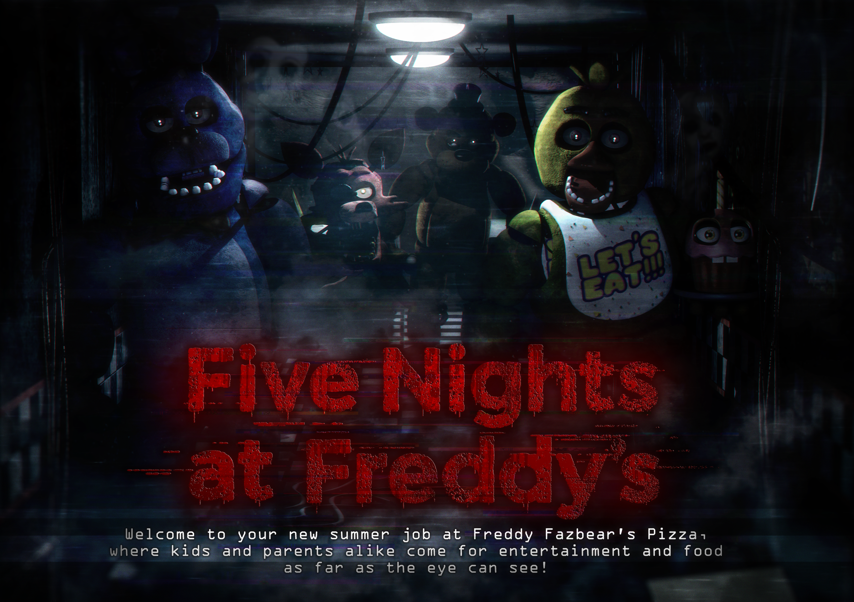 Five Nights at Freddy's 2 Wallpaper - Old F, B, C by PeterPack on DeviantArt