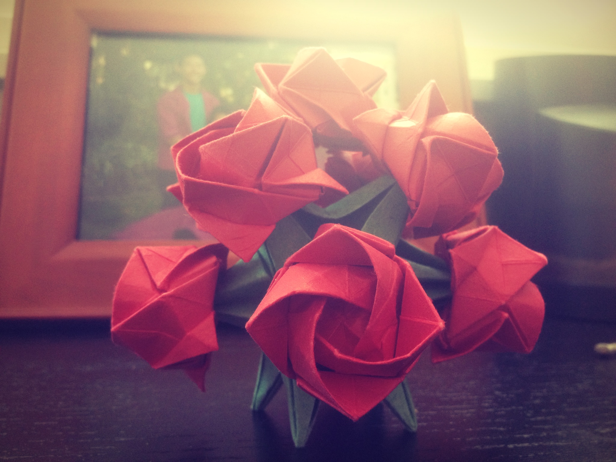 Origami Rose Bouquet