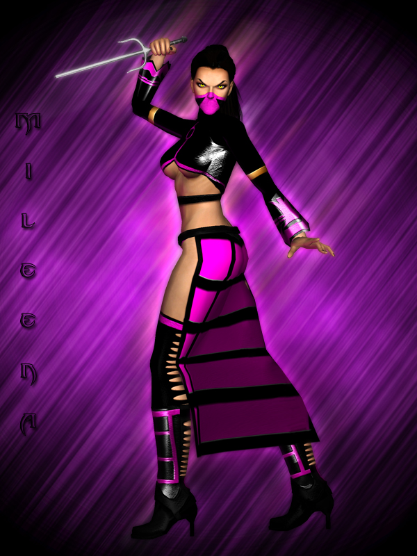 MK9 Mileena render pose