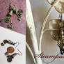 Steampunk Charm Earrings