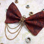 Industrial Robot Hair Bow Mecha Clip on Bow Tie