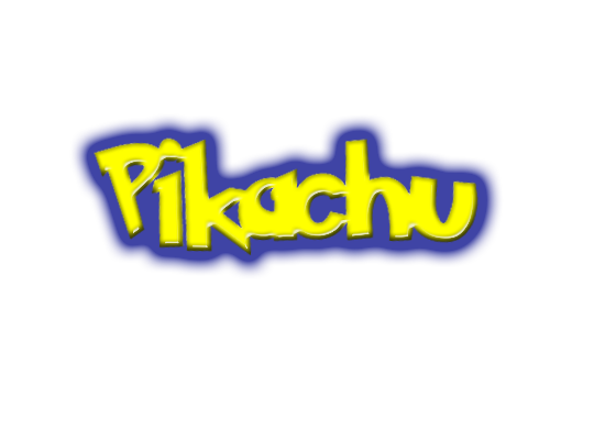 Pikachu logo by muscleman2008 on DeviantArt