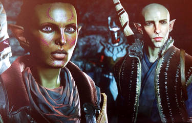 Crinn Lavellan and Solas