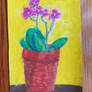 Oil Pastel Orchid 2