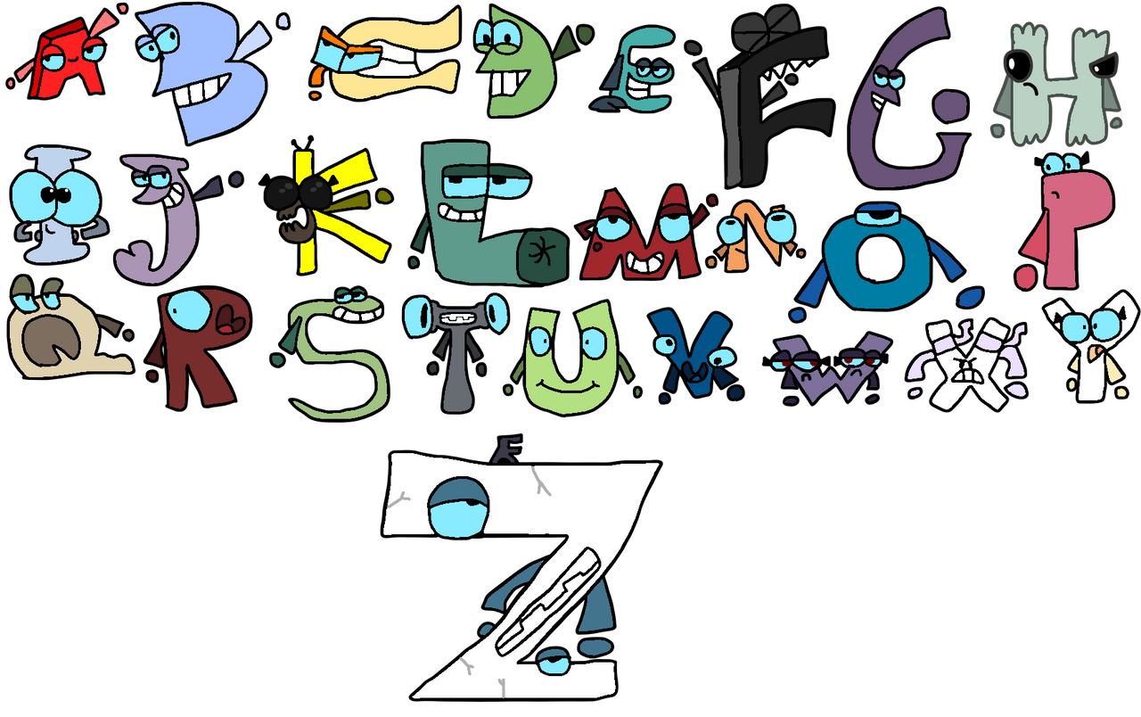 Nich Letter R All Alphabet Lore Letters In Nich Style by NichOffical on DeviantArt