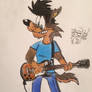 Troy the Coyote Pin-Up