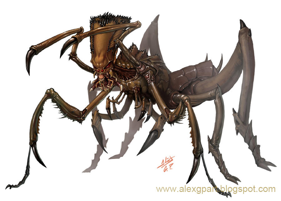 Insect-like creature by Toramarusama on DeviantArt