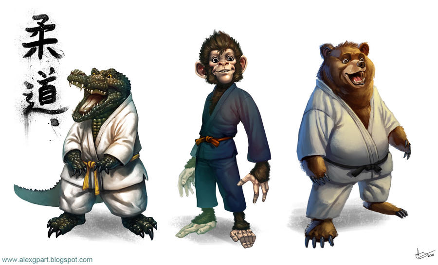 Judo+animals
