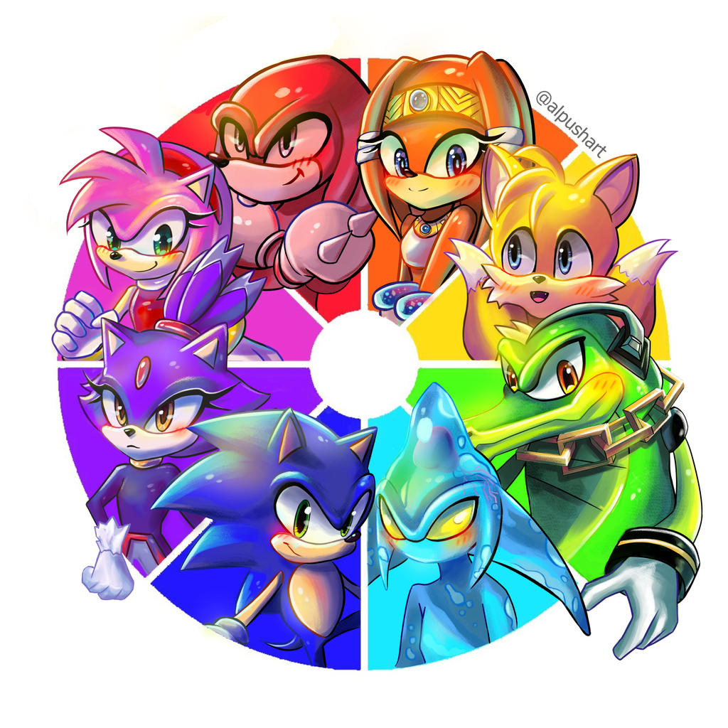 Sonic Characters For The colorwheelchallenge By AalpenGold On DeviantArt sonic-characters-for-the-colorwheelchallenge-by-aalpengold-on-deviantart