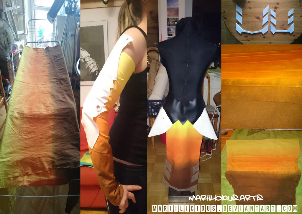 Fat Mercy Mercy Overwatch Cosplay Progress material by mariilicious on DeviantArt