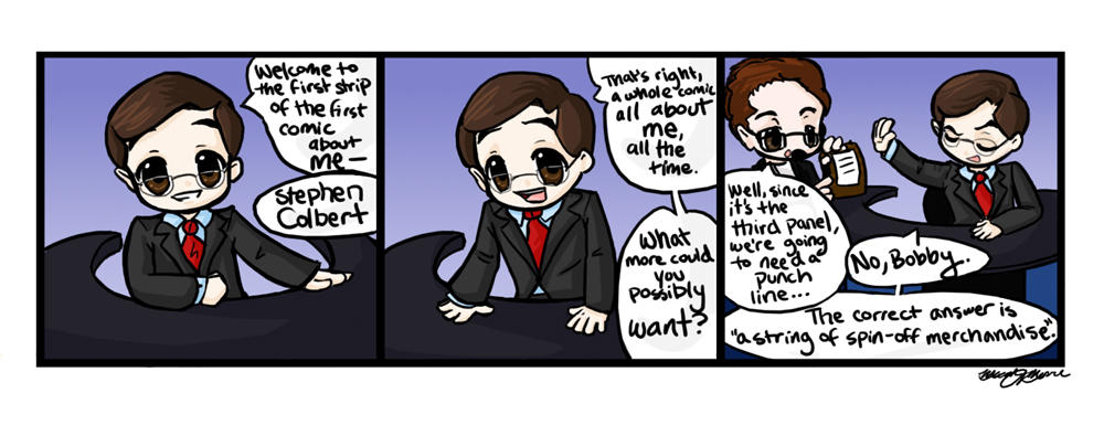 Colbert Cartoon: Comic 1 by MicahJo on DeviantArt