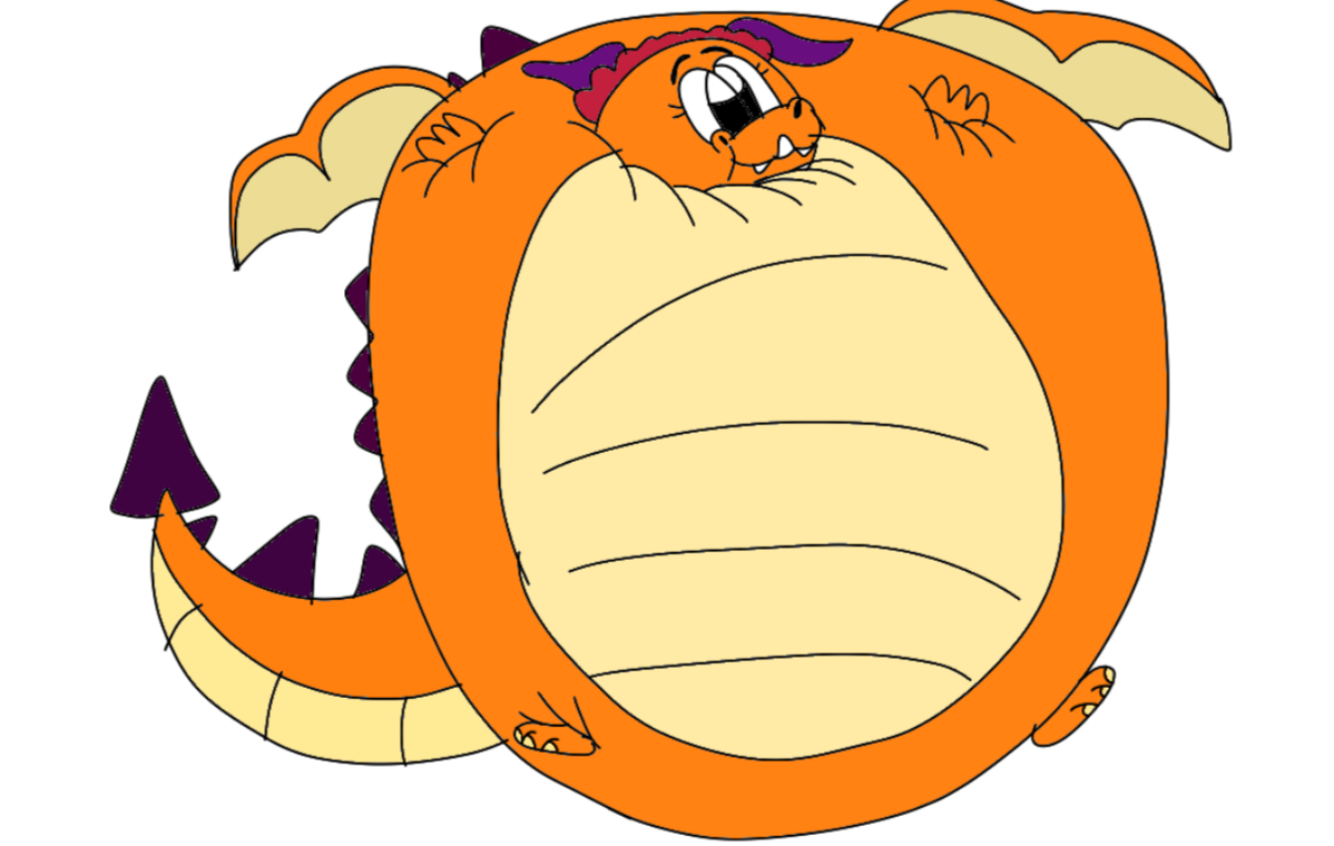 Draool Inflation Agnes the Dragon Inflation by Howardcartoon2 on DeviantArt