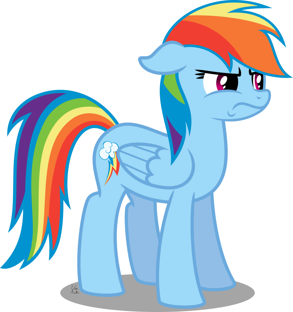 Rainbow Dash is Not Amused