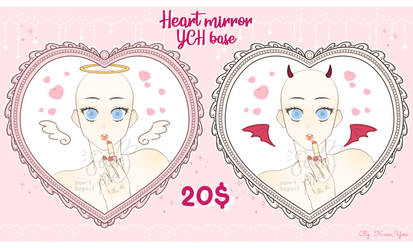 [CMS] Heart mirror YCH base - OPEN