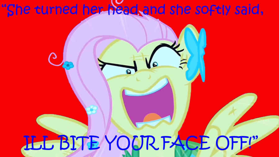 Flutterrage Flutterrage will bite your face off by JimmytheTiger696 on DeviantArt